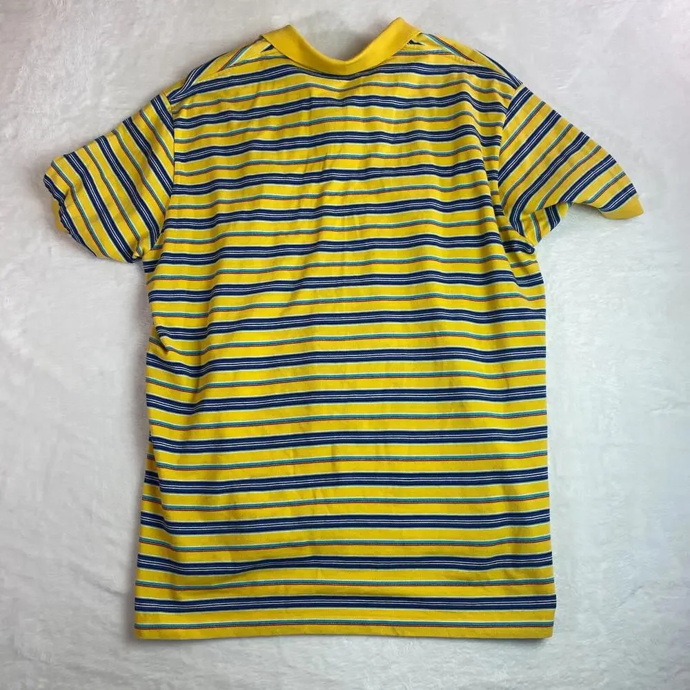 Polo Ralph Lauren Mesh Polo Shirt Men's Size 2XL Yellow Striped‎ - Picture 6 of 6